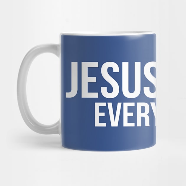 Jesus Over Everything Cool Motivational Christian by Happy - Design